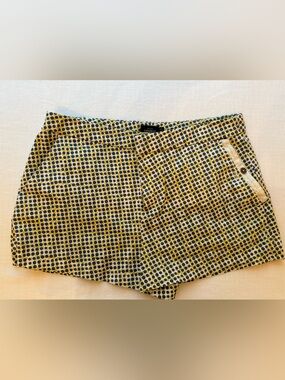 KateSpade Saturday Polka Dot Women’s Shorts in Yellow & Navy